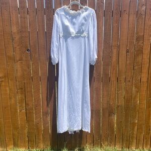 Vintage 70s Wedding Dress